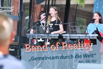 Die "Band of Reality" auf der Bühne.