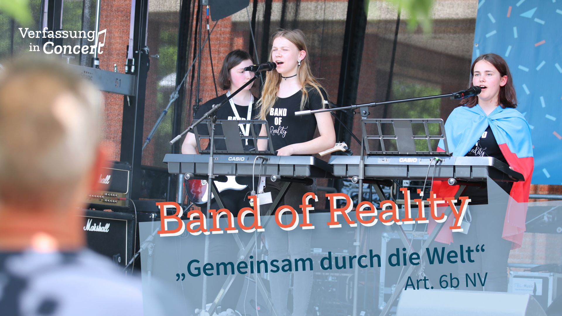 Die "Band of Reality" auf der Bühne.