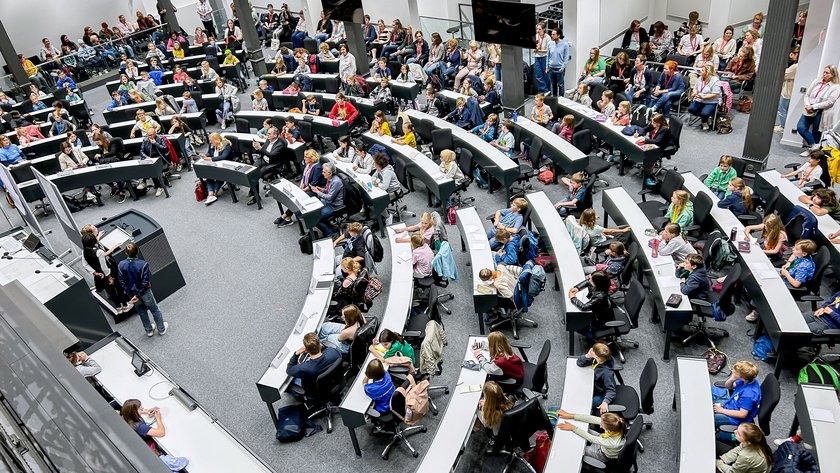 Kinderkonferenz im Forum des Landtages