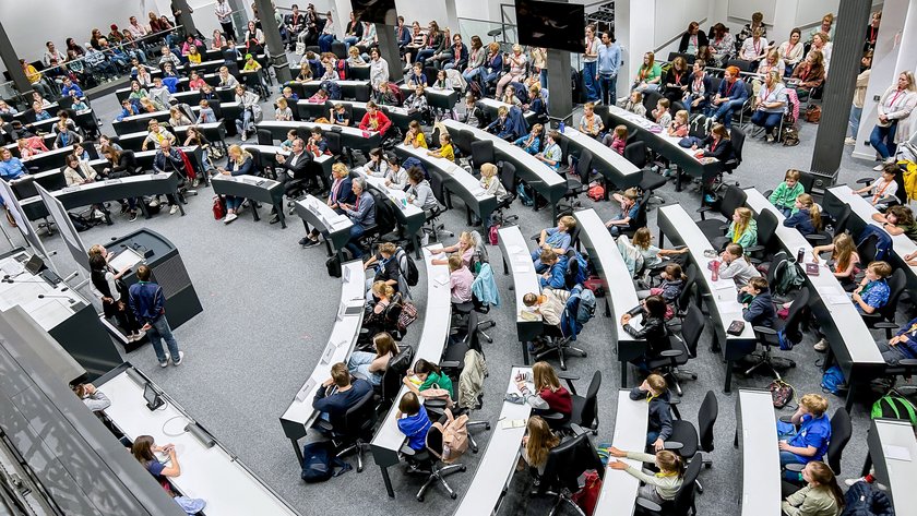 Kinderkonferenz im Forum des Landtages