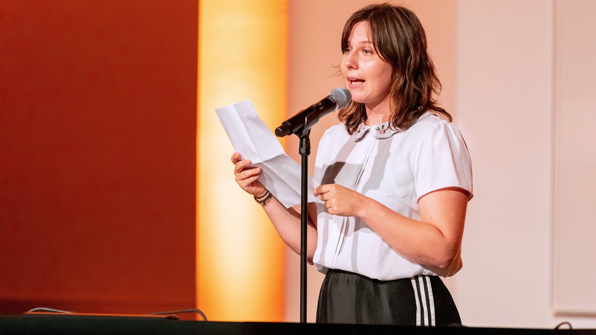 Eindrücke vom Poetry Slam 2023 im Niedersächsischen Landtag.