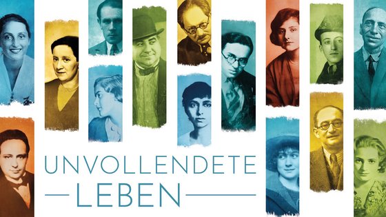Titelbild der Ausstellung Unvollendete Leben
