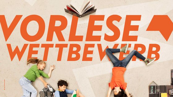 Plakat zum Vorlesewettbewerb 2026