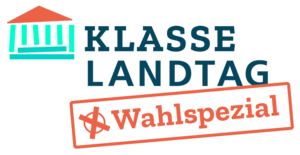 Bild: © Niedersächsischer Landtag Logo: Klasse Landtag – Wahlspezial