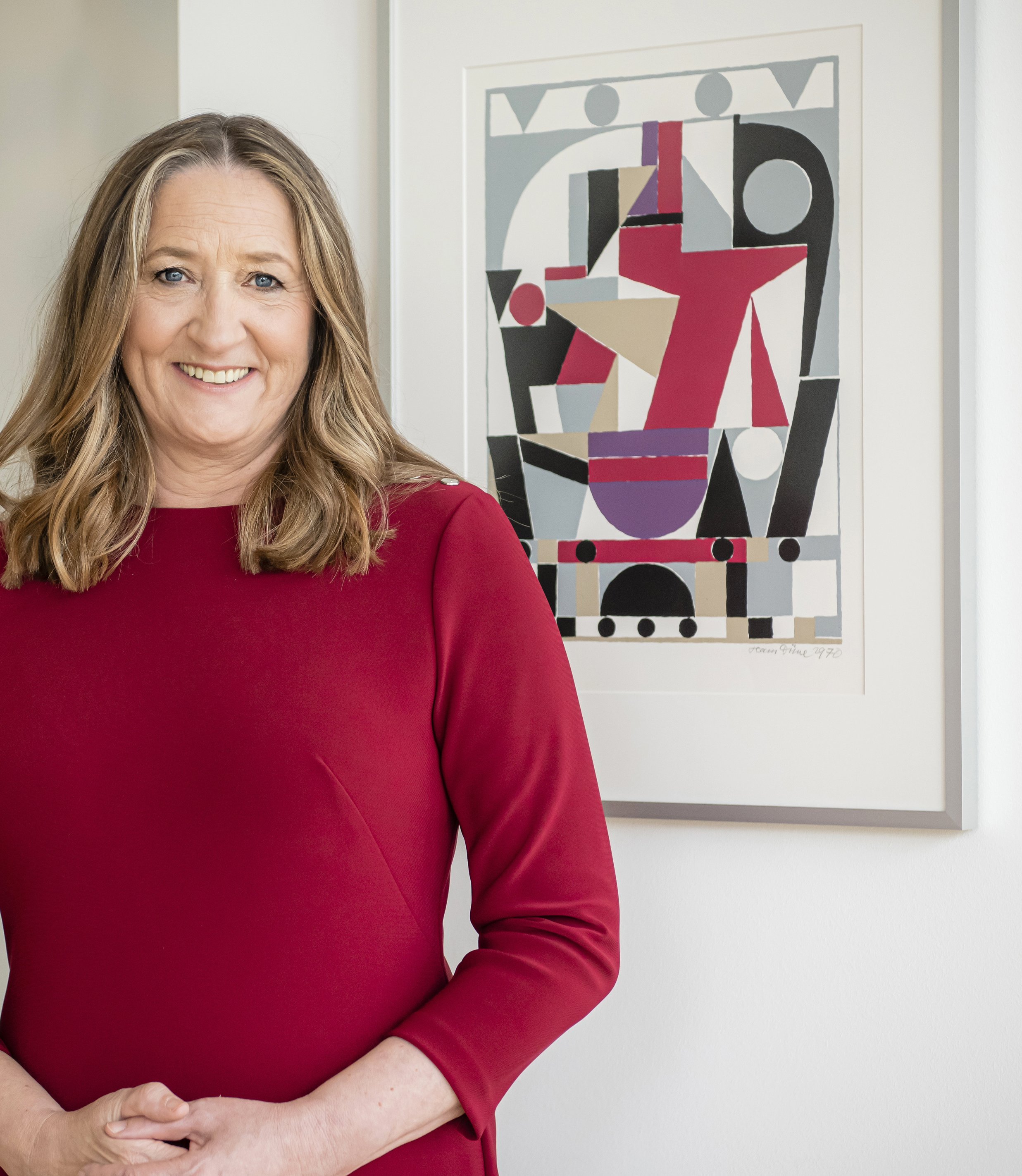Bild: © Kerstin Wendt Landtagspräsidentin Dr. Gabriele Andretta in ihrem Arbeitszimmer.