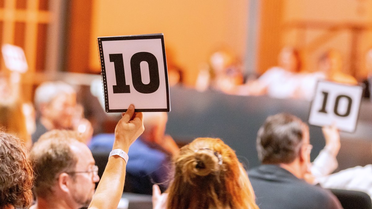 Eindrücke vom Poetry Slam 2023 im Niedersächsischen Landtag.