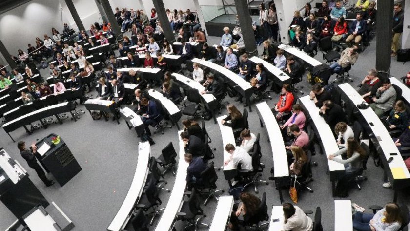 Volles Haus zum Landesfinale "Jugend debattiert" am 19. März 2019 im Niedersächsischen Landtag