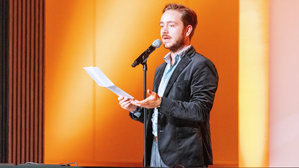 Eindrücke vom Poetry Slam 2023 im Niedersächsischen Landtag.