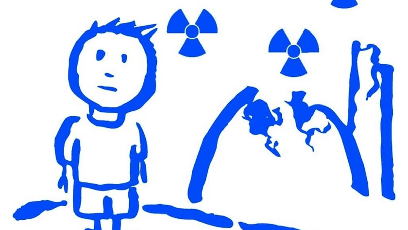 Logo der Landesstiftung "Kinder von Tschernobyl"