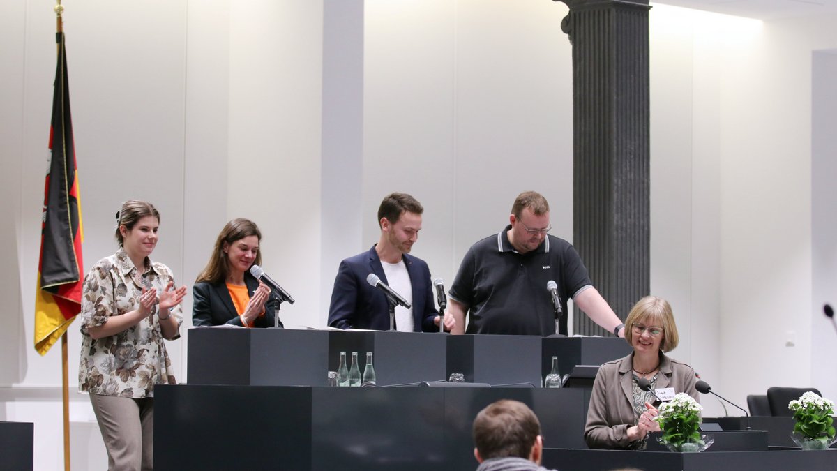 Jury bei "Jugend debattiert" im Forum