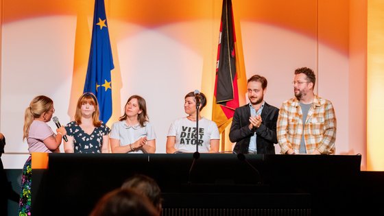 Eindrücke vom Poetry Slam 2023 im Niedersächsischen Landtag.