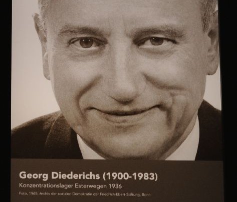 Esterwegen. Die Dauerausstellung erinnert auch an die Haftzeit von Georg Diederichs, den SPD-Politiker, niedersächsischen Landtagsabgeordneten, Sozialminister und Ministerpräsidenten