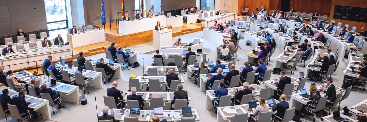 Abgeordnete im Plenarsaal