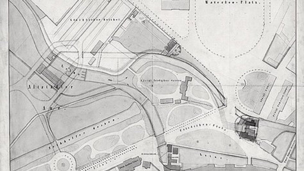 Click opens a magnified version in an overlay. Click ESC to close the overlay. Plan of the Friederikenplatz.