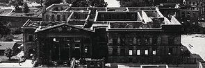 Bild: © HAZ-Hauschild-Archiv, Historisches Museum Hannover Das Leineschloss nach dem 26. Juli 1943