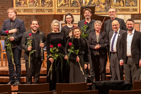Bild: © Niedersächsischer Landtag Musikerinnen und Musiker des Nimrod Ensembles