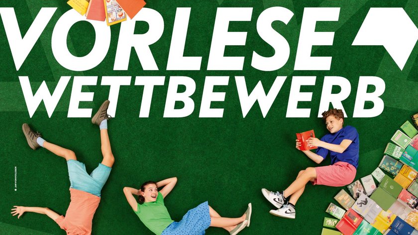 Plakat zum Vorlesewettbewerb