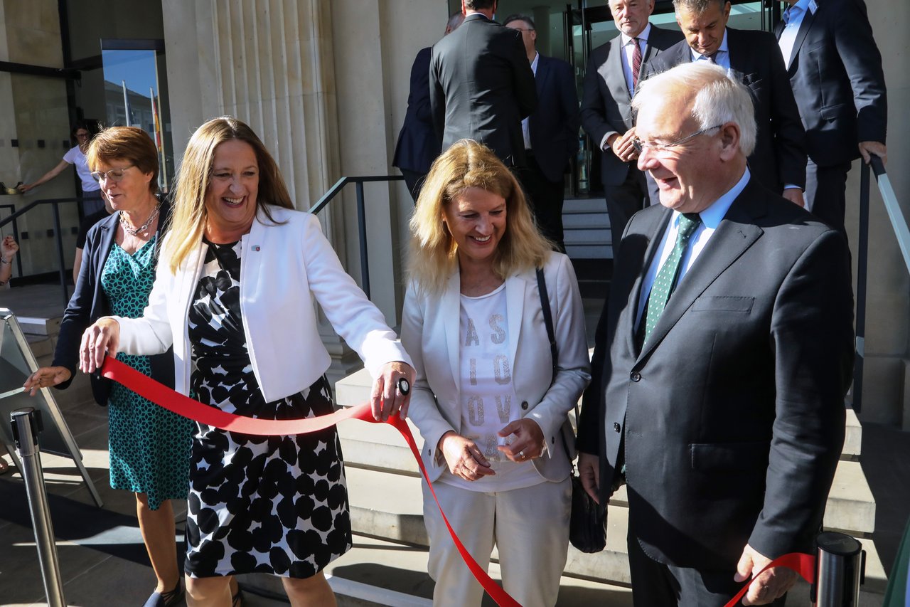 A nice tradition: the presidium launches the open day in the State Parliament together.