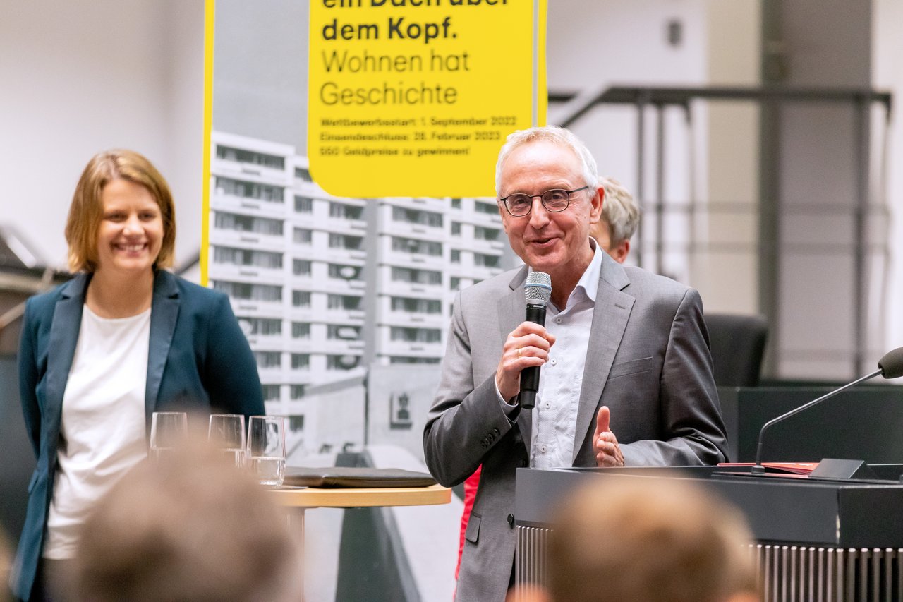 Kultusministerin Julia Willie Hamburg und Dr. Lothar Dittmer, Vorstandsvorsitzender der Körber-Stiftung.