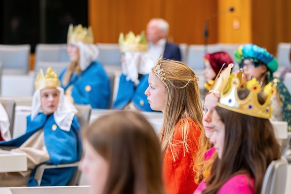 Bild: © Niedersächsischer Landtag Sternsingerinnen und Sternsinger 2025
