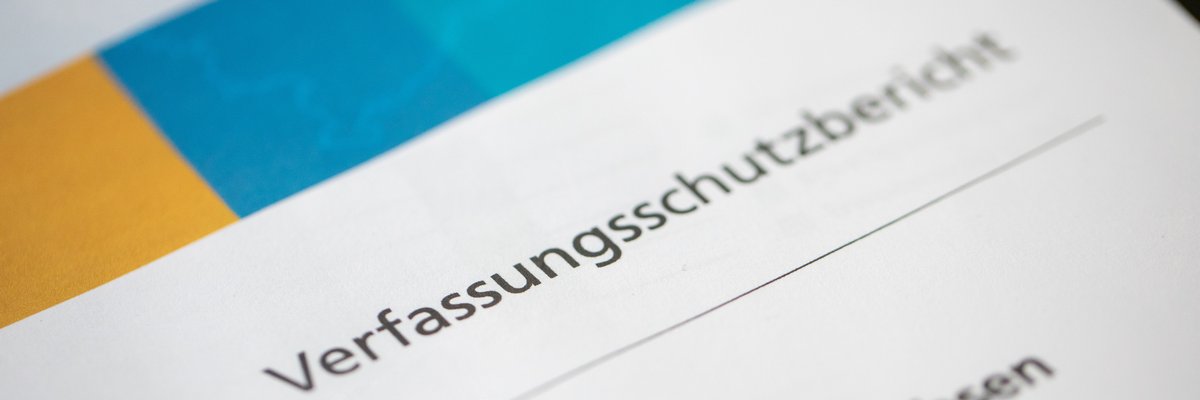 Deckblatt des aktuellen Verfassungsschutzberichtes