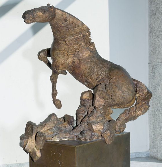 Springendes Pferd